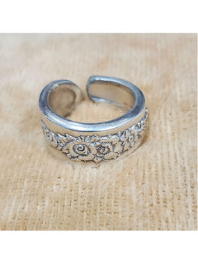 Silverwear Ring Size 10½ ONEIDA silverplate ROYAL ROSE